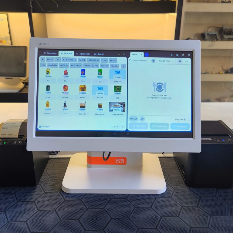Máy Pos Sunmi D2-Th2 ( Ram 3G / Rom 32G ) Android 11 ( Mới 100% )