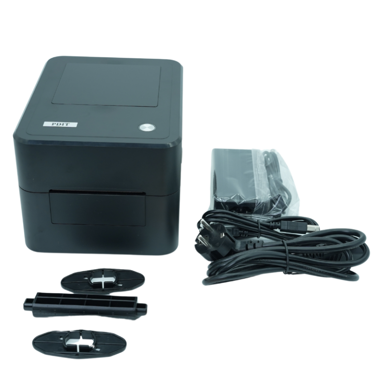 Máy in tem PDIT 304 ( USB + LAN ) – in tem giá shop , trà sữa , in vận đơn khổ A7